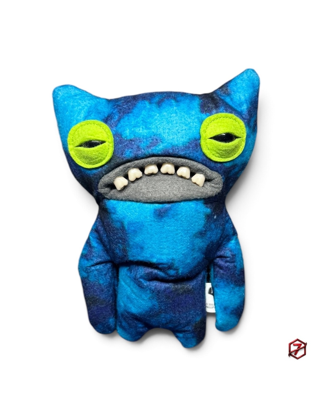 Fuggler Laboratory Misfits Wide Eyed Weirdo #46 Blue Tie Dye 9” Plush